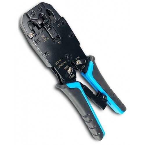 Инструмент/Тестер Клещи кримпващи RJ45, RJ12, RJ11, 4P2C, 2008Rна ниска цена с бърза доставка - BestPC.BG