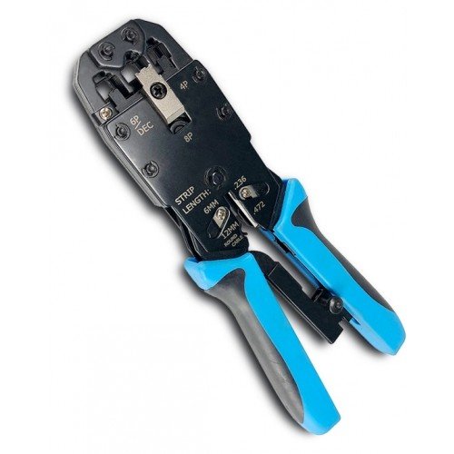 Инструмент/Тестер Клещи кримпващи RJ45, RJ12, RJ11, 4P4C, 4P2C, 2008ARна ниска цена с бърза доставка - BestPC.BG