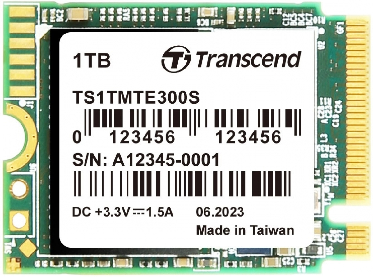 SSD Transcend 1TB, M.2 2230, PCIe Gen3x4, NVMe, 3D TLC, DRAM-lessна ниска цена с бърза доставка - BestPC.BG