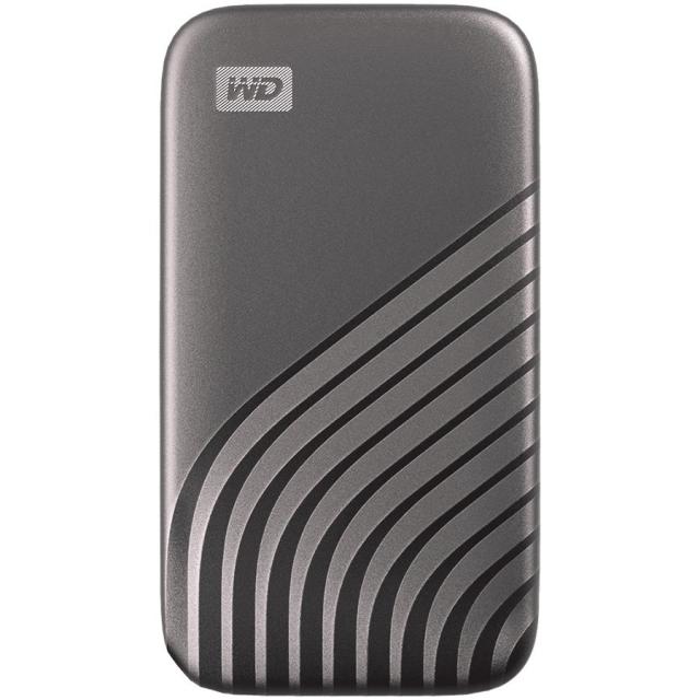Western Digital My Passport, 1TB, 2.5" SSD, USB 3.2, Сивна ниска цена с бърза доставка - BestPC.BG