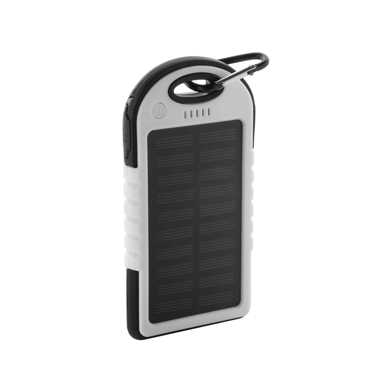 Външна батерия Cool Мобилна батерия Durabank Solar, 4000 mAh, бяло-чернана ниска цена с бърза доставка - BestPC.BG