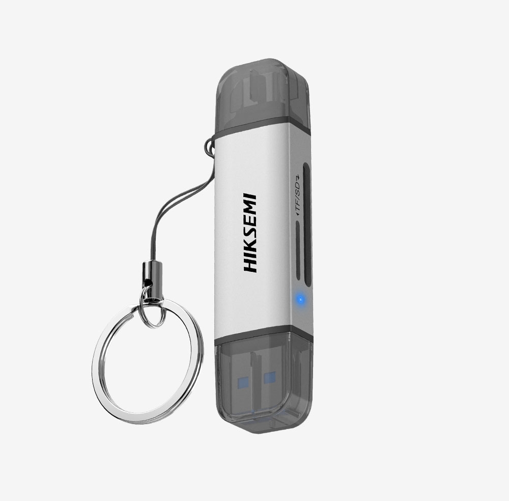 Картов четец HIKSEMI Card Reader, USB 3.0 and Type-C, SD cards and TF cardsна ниска цена с бърза доставка - BestPC.BG