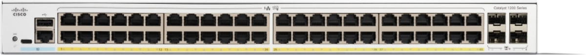 Комутатор/Суич Cisco Catalyst 1200 48-port GE, 4x1G SFPна ниска цена с бърза доставка - BestPC.BG