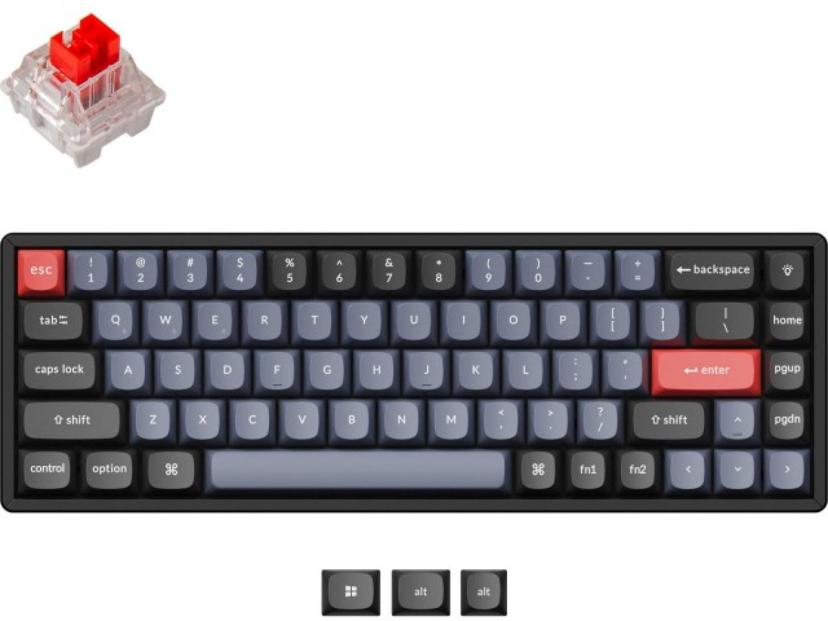 Геймърска Механична клавиатура Ke65% K PRO Red Switch RGB ychron K6 Pro LEDна ниска цена с бърза доставка - BestPC.BG
