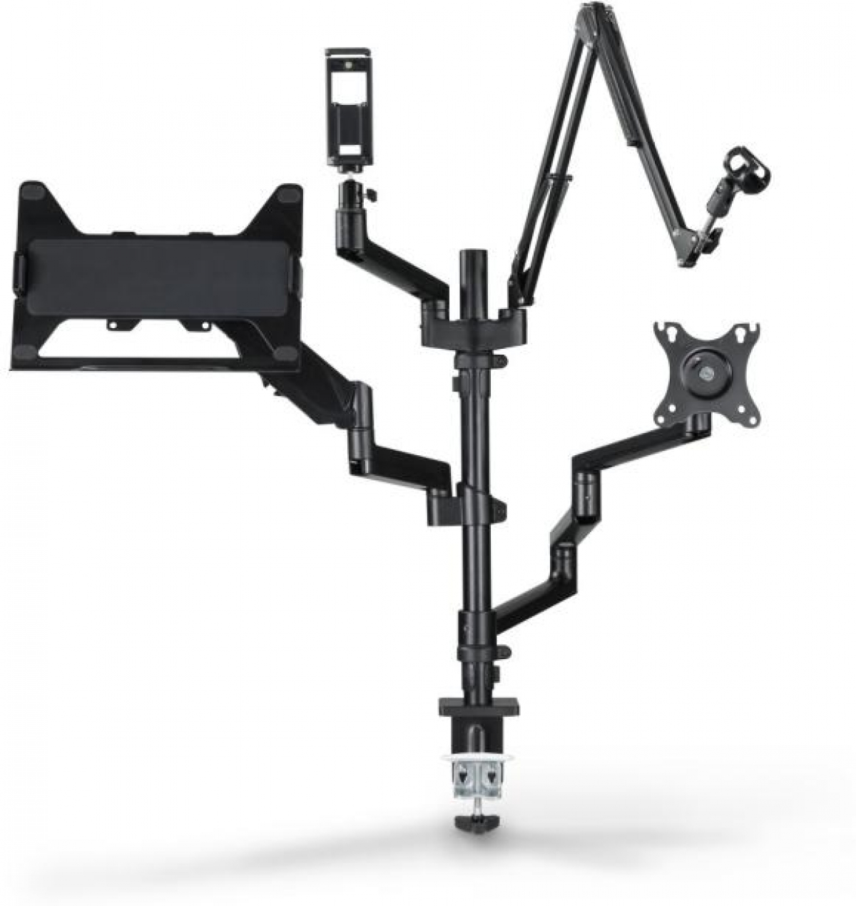 HАМА Стойка за монитор за стрийминг, 4 рамена, регулируем на височинана ниска цена с бърза доставка - BestPC.BG