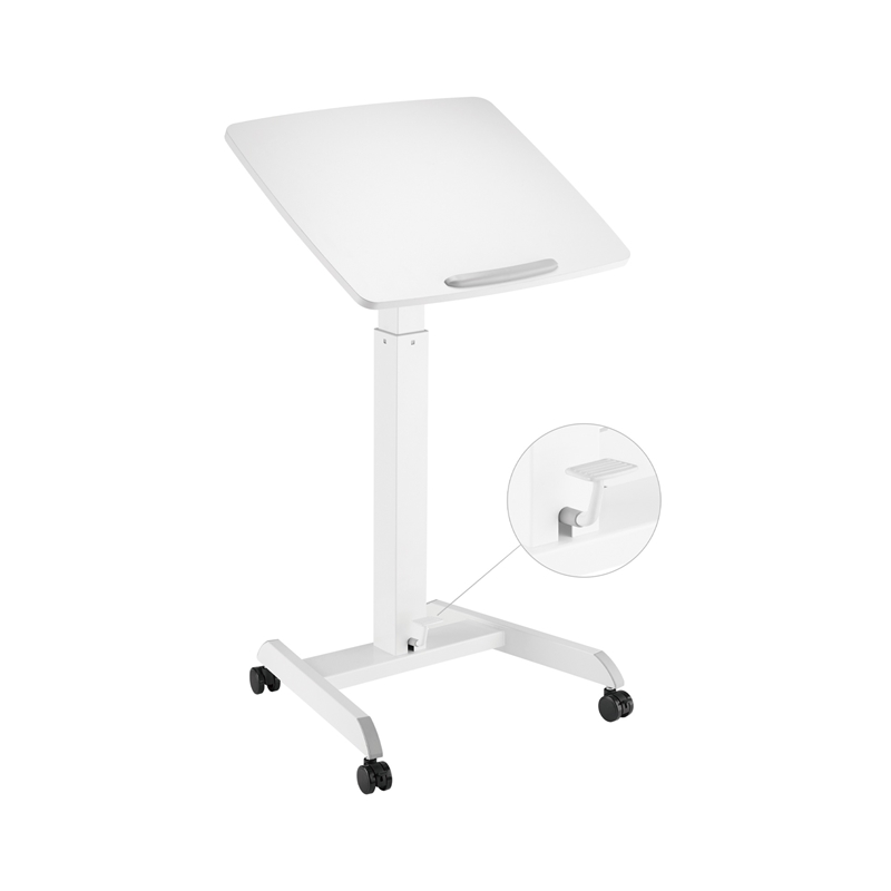 Бюро Маса RFG Active, с регулируема височина, 600 х 520 х 758-1128 mm, правоъгълен плот, бялана ниска цена с бърза доставка - BestPC.BG