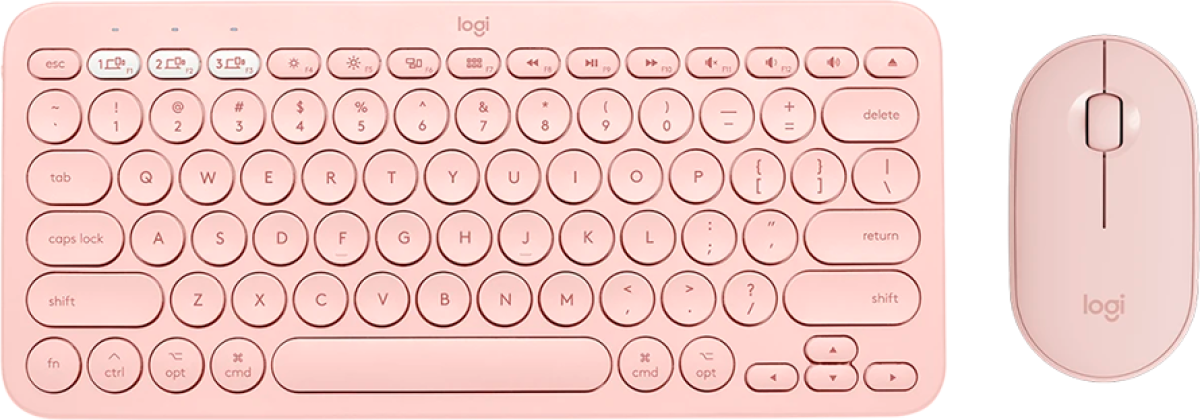 Клавиатура LOGITECH Pebble 2 Bluetooth Keyboard Combo - TONAL ROSE - US INT'Lна ниска цена с бърза доставка - BestPC.BG