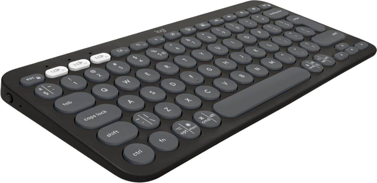 Клавиатура LOGITECH K380S Multi-Device Bluetooth Keyboard - TONAL GRAPHITE - US INT'Lна ниска цена с бърза доставка - BestPC.BG