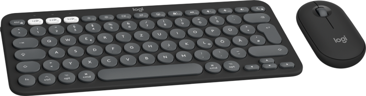 Клавиатура LOGITECH Pebble 2 for MAC Bluetooth Keyboard Combo - TONAL GRAPHITE - US INT'Lна ниска цена с бърза доставка - BestPC.BG