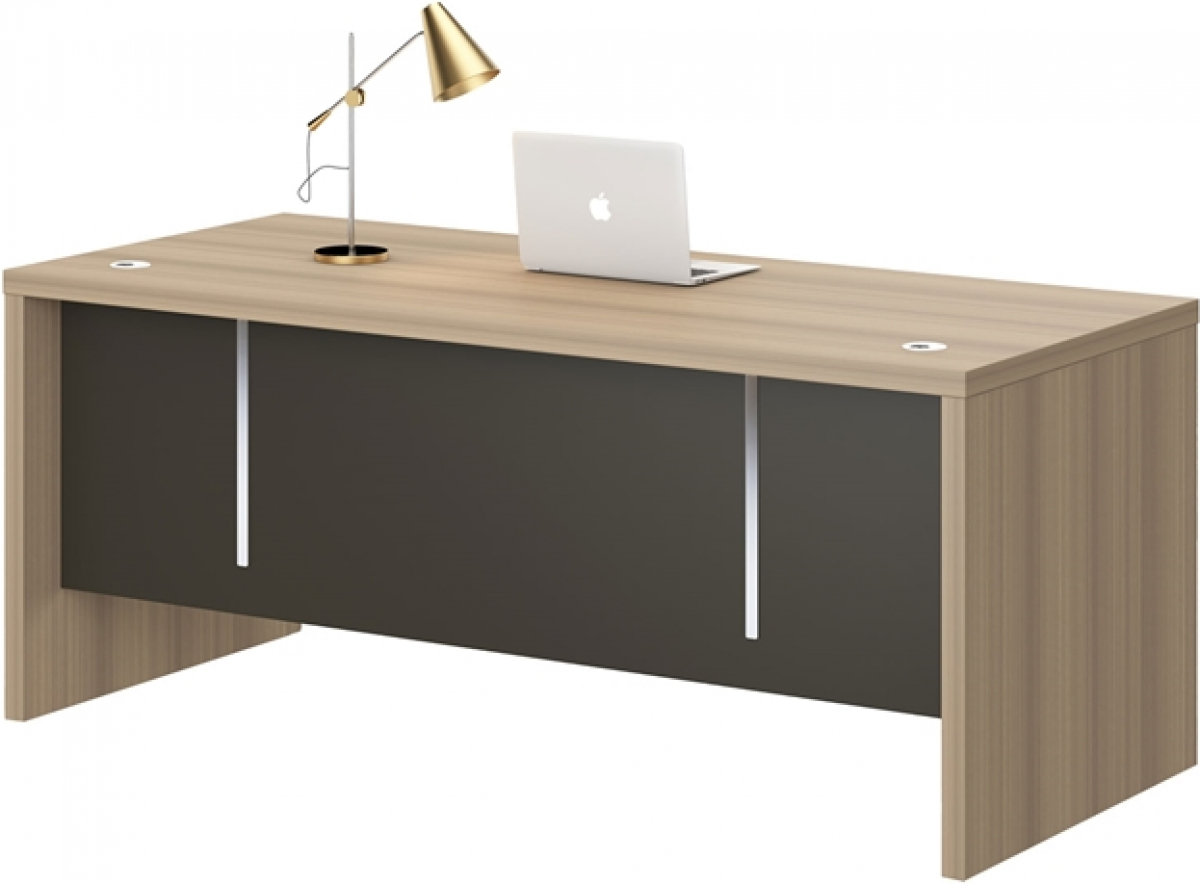 Бюро Работно RFG Работно Milano, 1800 х 790 х 750 mm, светъл дъб и сивона ниска цена с бърза доставка - BestPC.BG