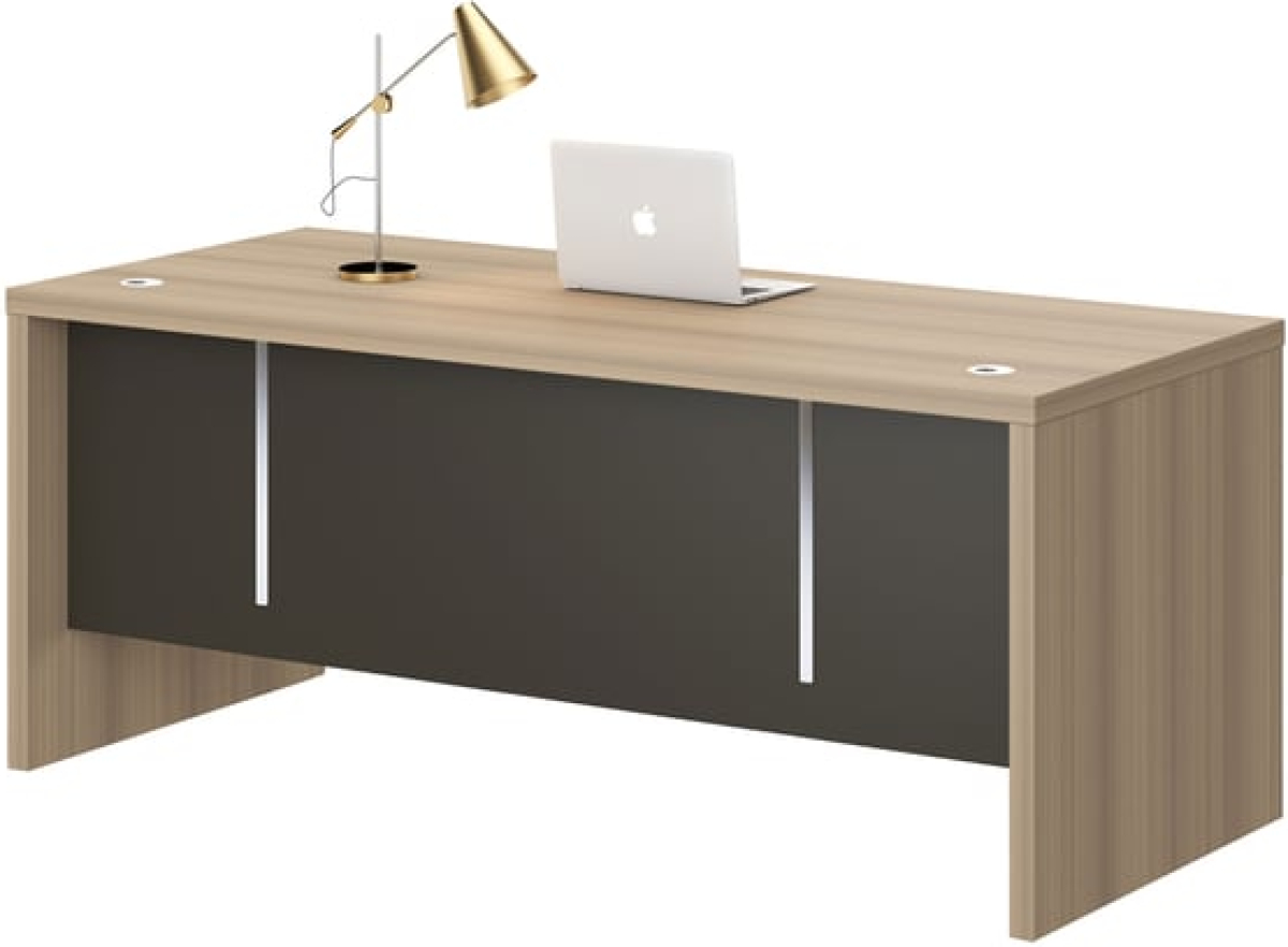 Бюро Работно RFG Работно Milano, 1800 х 790 х 750 mm, светъл дъб и сивона ниска цена с бърза доставка - BestPC.BG