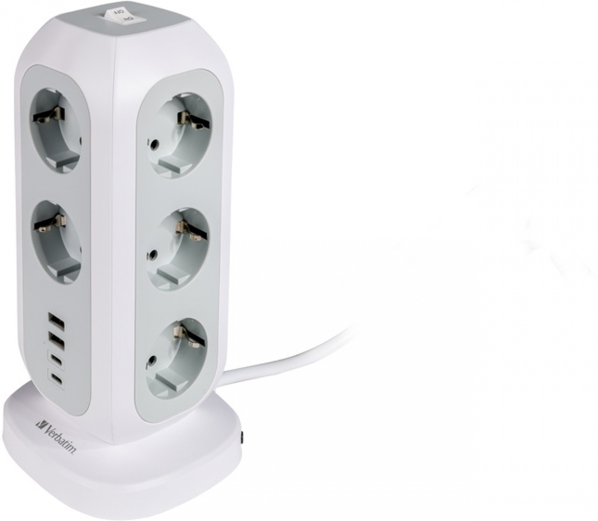 Контакт Verbatim EUPT-01 EU Power Tower 11 AC with 2 x USB-C - 2 x USB-Aна ниска цена с бърза доставка - BestPC.BG