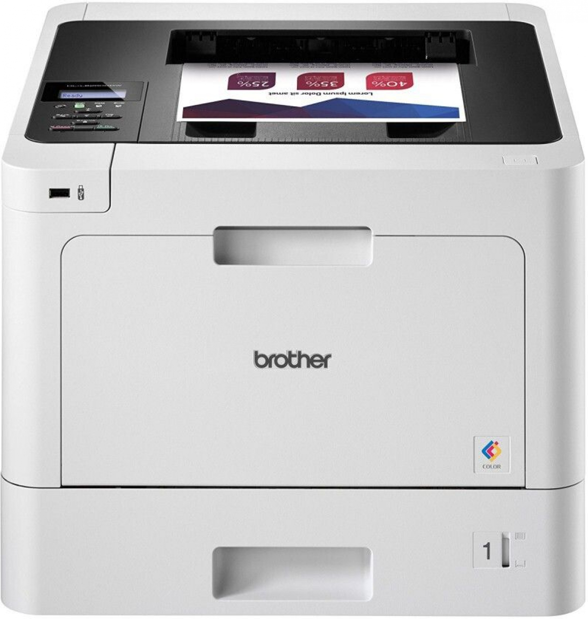 Принтер Brother Лазерен принтер HL-L8260CDW, A4, Wi-Fiна ниска цена с бърза доставка - BestPC.BG