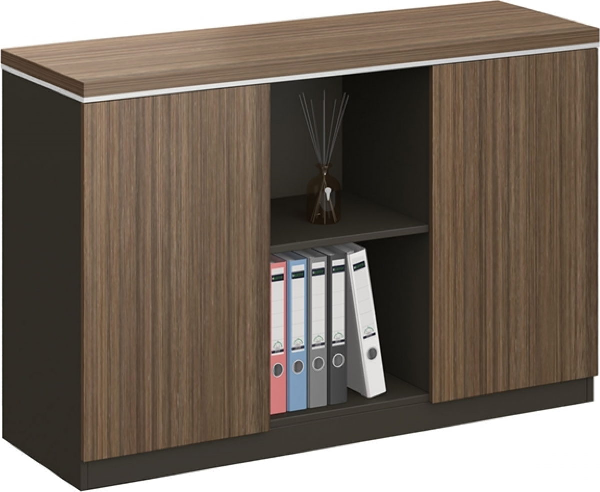 Шкаф RFG Chicago, 1200 х 400 х 800 mm, ПДЧ, дъб Рейн и тъмносивона ниска цена с бърза доставка - BestPC.BG