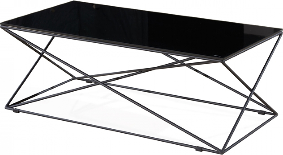 Продукт Ниска маса RFG Cubo, 1200 х 600 х 440 mm, правоъгълен стъклен плот, чернана ниска цена с бърза доставка - BestPC.BG