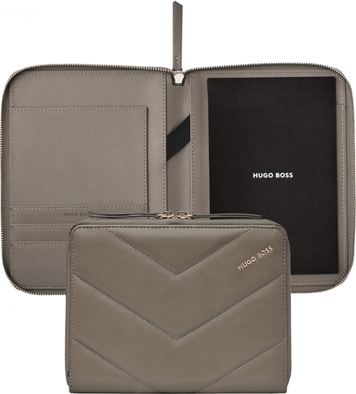 Hugo Boss Конферентна папка Triga, A5, сивана ниска цена с бърза доставка - BestPC.BG