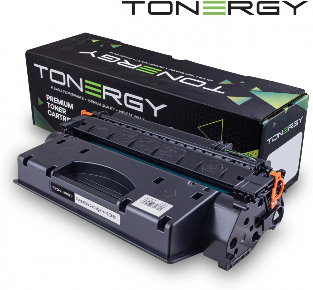 Тонер за лазерен принтер Tonergy съвместима HP 53X Q7553X CANON CRG-715H Black, 7kна ниска цена с бърза доставка - BestPC.BG