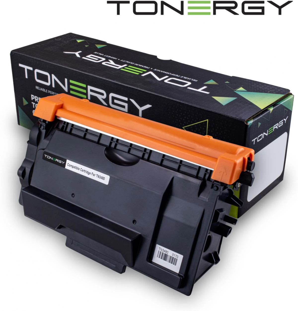 Тонер за лазерен принтер Tonergy Compatible Toner Cartridge BROTHER TN-3480 Black, 8kна ниска цена с бърза доставка - BestPC.BG