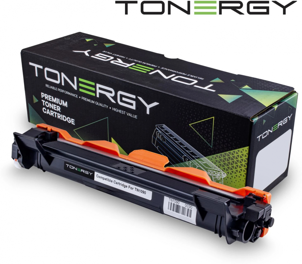 Тонер за лазерен принтер Tonergy съвместима Compatible Toner Cartridge BROTHER TN-1090 Black, 1.5kна ниска цена с бърза доставка - BestPC.BG