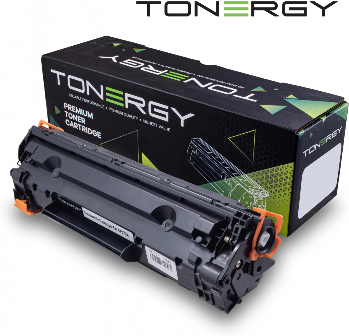 Тонер за лазерен принтер Tonergy Compatible Toner Cartridge HP 79A CF279A Black, 1kна ниска цена с бърза доставка - BestPC.BG