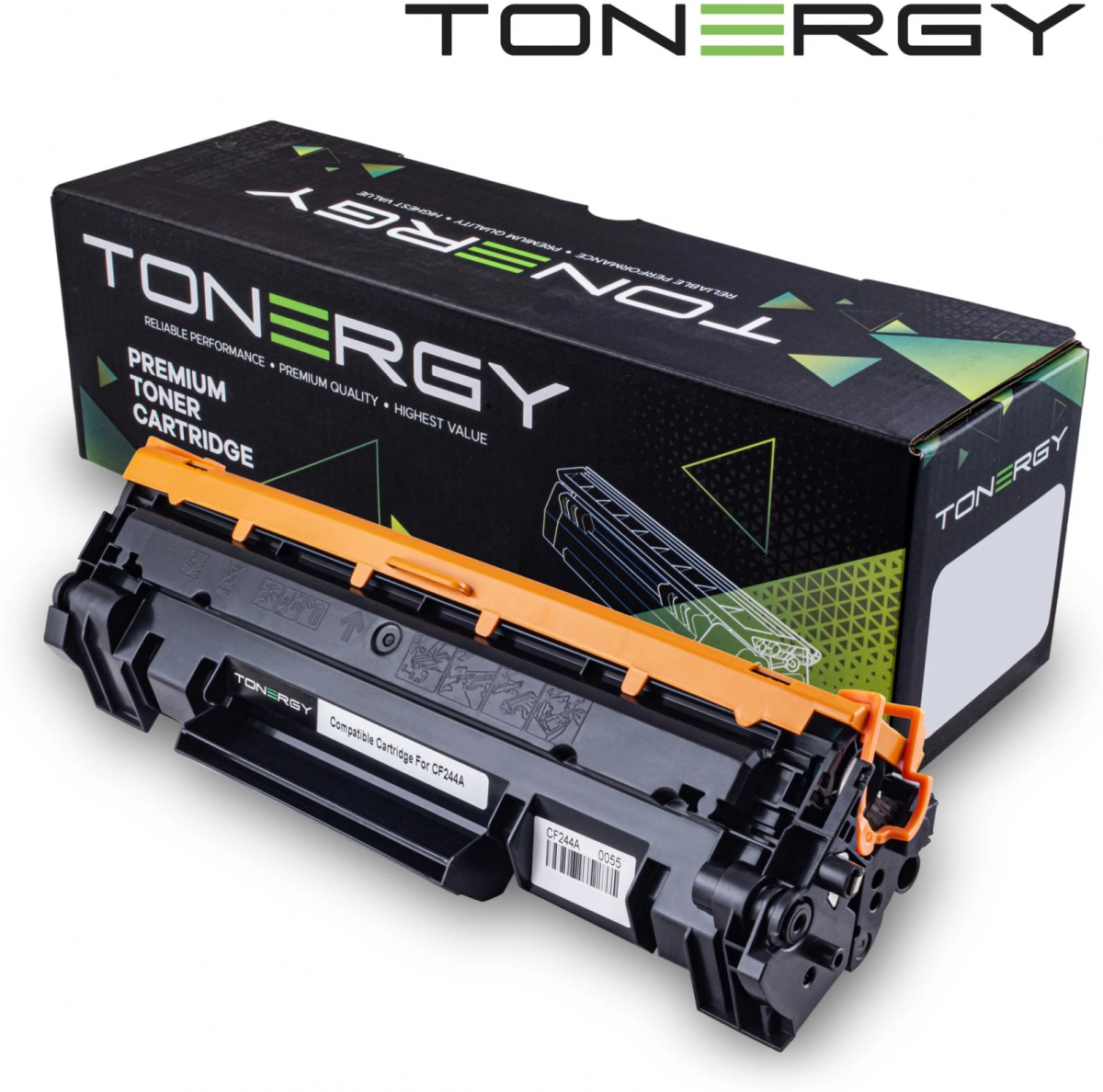 Тонер за лазерен принтер Tonergy Compatible Toner Cartridge HP 44A CF244A Black, 1k, съвместимана ниска цена с бърза доставка - BestPC.BG