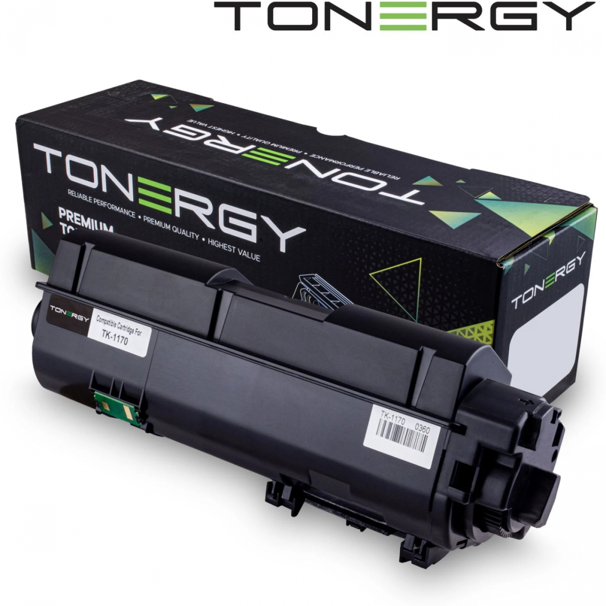 Тонер за лазерен принтер Tonergy Compatible Toner Cartridge KYOCERA TK-1170 Black, 12kна ниска цена с бърза доставка - BestPC.BG