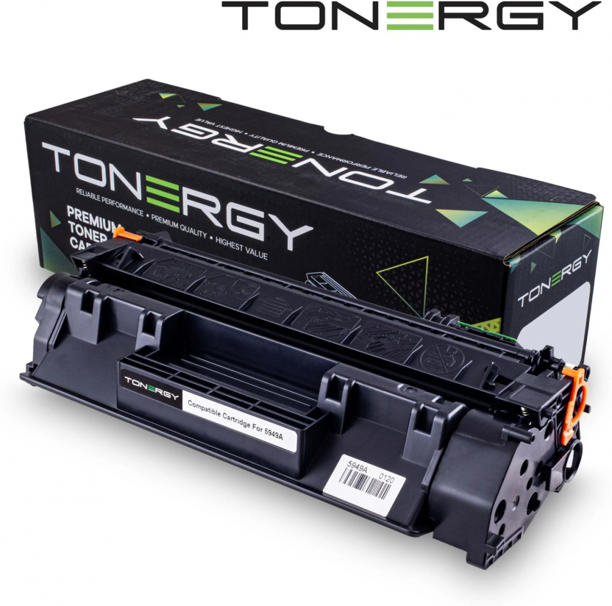 Тонер за лазерен принтер Tonergy Compatible Toner Cartridge HP 49A-53A Q5949A-Q7553A Black, 3kна ниска цена с бърза доставка - BestPC.BG