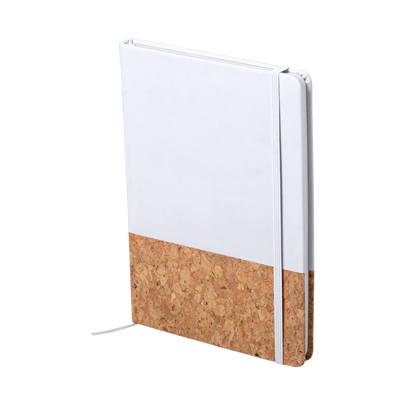 Тефтер Amsterdam Cork&Pu, А5, с ластик, 80 листа, бялна ниска цена с бърза доставка - BestPC.BG