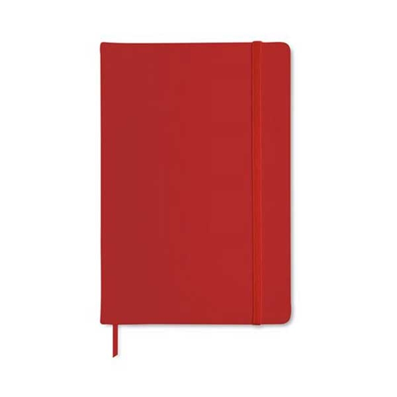 Тефтер Sofia, А5, с ластик, широки редове, 80 листа, червенна ниска цена с бърза доставка - BestPC.BG
