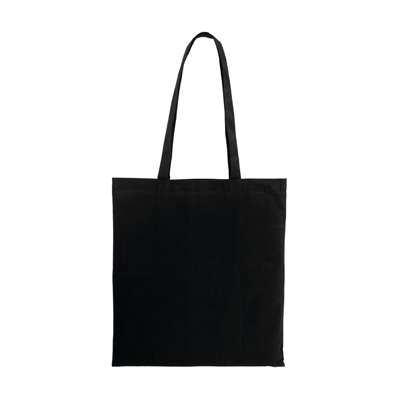 Продукт Hi!dea Чанта, 100% памук, с дълги дръжки, 370 х 410 mm, чернана ниска цена с бърза доставка - BestPC.BG