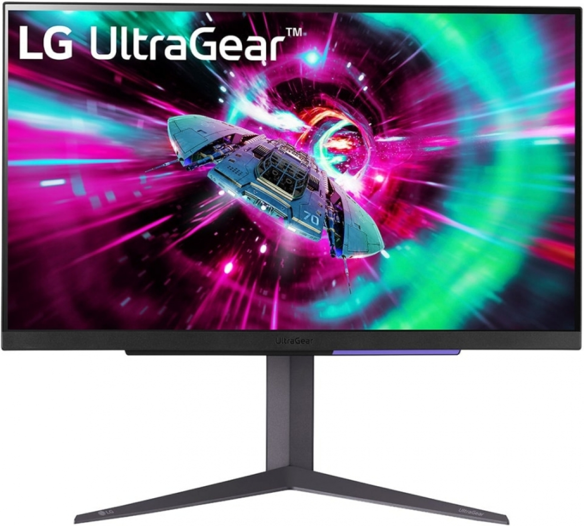 Монитор LG 27GR93U-B, 27" 3840x2160 UHD 4K , IPS, 400 nits, 144Hz, 1ms, USB, HDMI, DP, VESAна ниска цена с бърза доставка - BestPC.BG