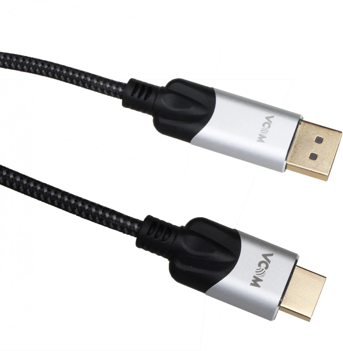 VCom Кабел Display Port M - HDMI M - 4K 60Hz - CG608M-1.8mна ниска цена с бърза доставка - BestPC.BG