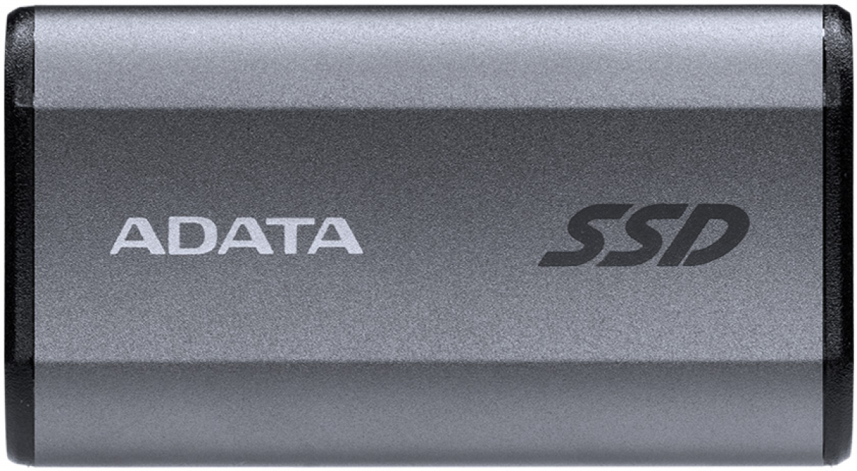 SSD външен Adata Elite SE880, 1TB SSD външен, USB 3.2 Gen 2x2 Type-C, сив цвятна ниска цена с бърза доставка - BestPC.BG