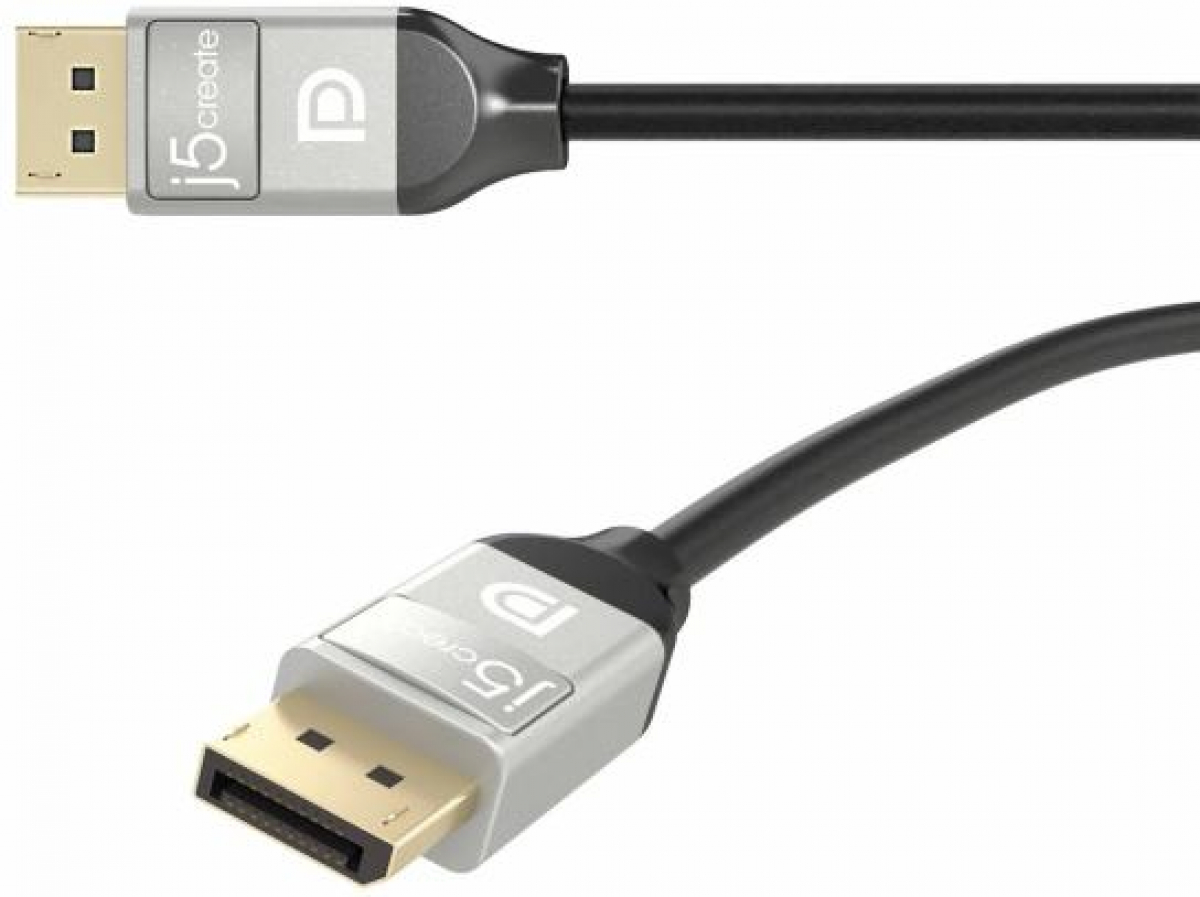 Кабел j5create JCC153G, DP мъжко - DP мъжко, 4K, 1.8 mна ниска цена с бърза доставка - BestPC.BG
