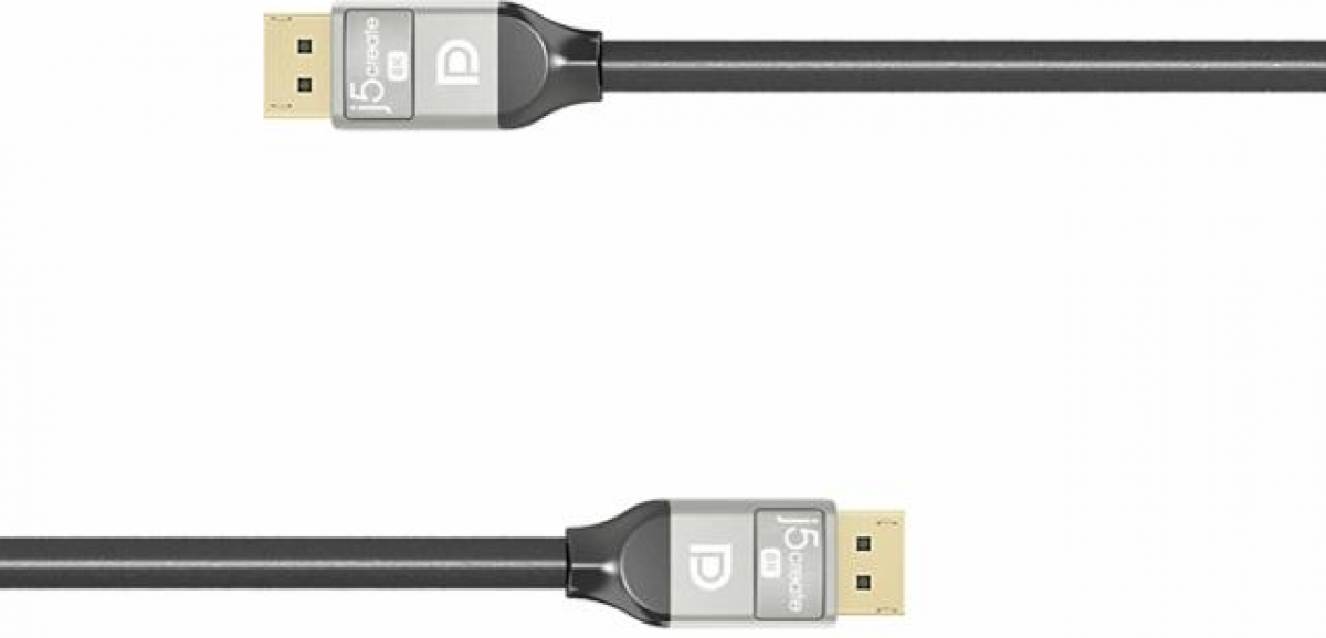 Кабел j5create JDC43, DP мъжко - DP мъжко, 8K, 2 mна ниска цена с бърза доставка - BestPC.BG