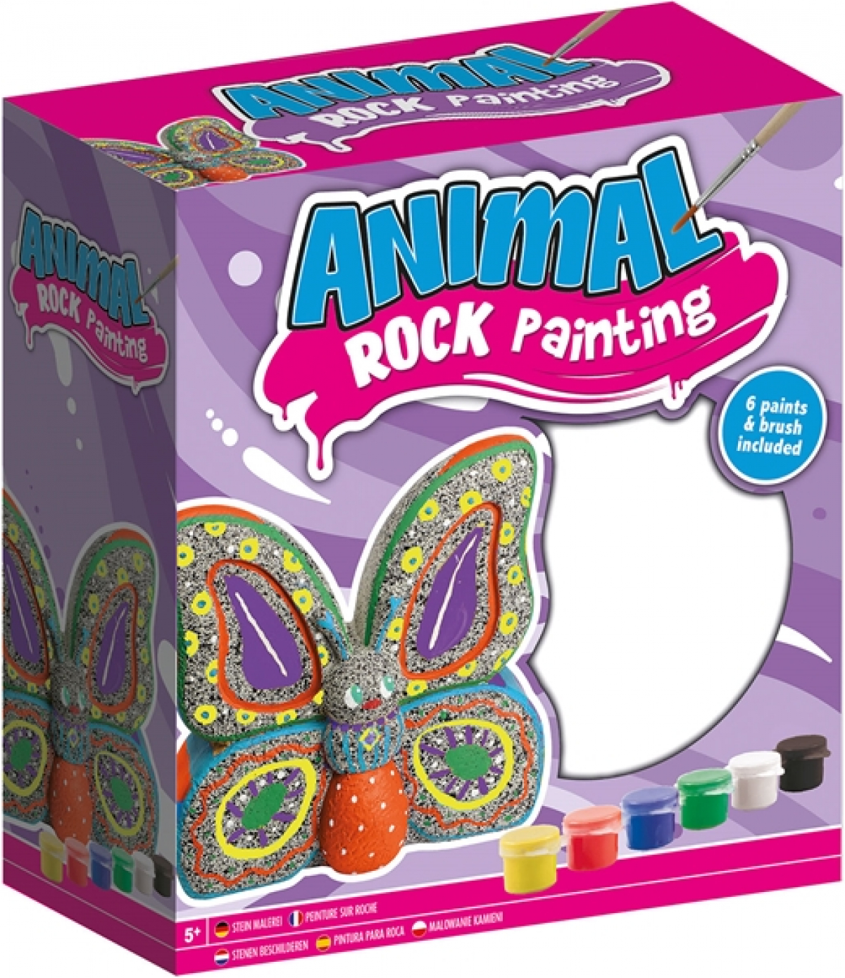 Moxy Комплект за рисуване на камъни Пеперудана ниска цена с бърза доставка - BestPC.BG