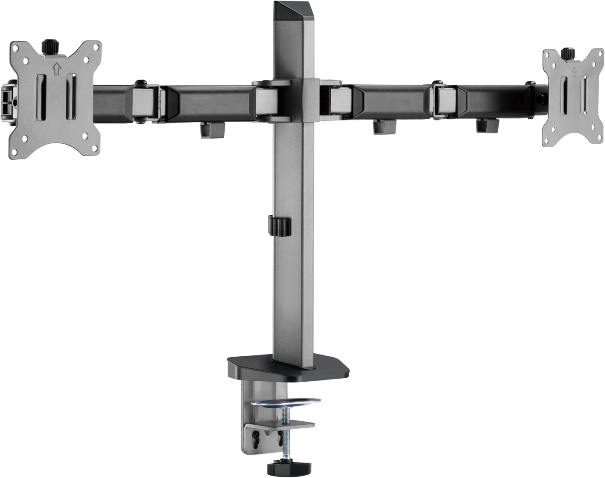 WHITESHARK GMS-3205: Стойка за плот AMENHOTEP II, 2x LCD, дисплей 17-32“на ниска цена с бърза доставка - BestPC.BG