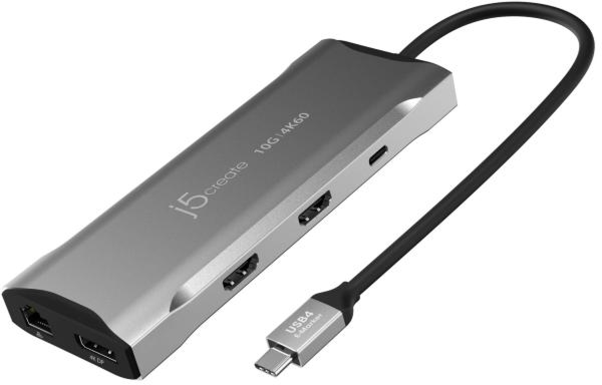 Докинг станция j5create JCD397 100W, 4K60 Elite USB-C, 10Gbpsна ниска цена с бърза доставка - BestPC.BG