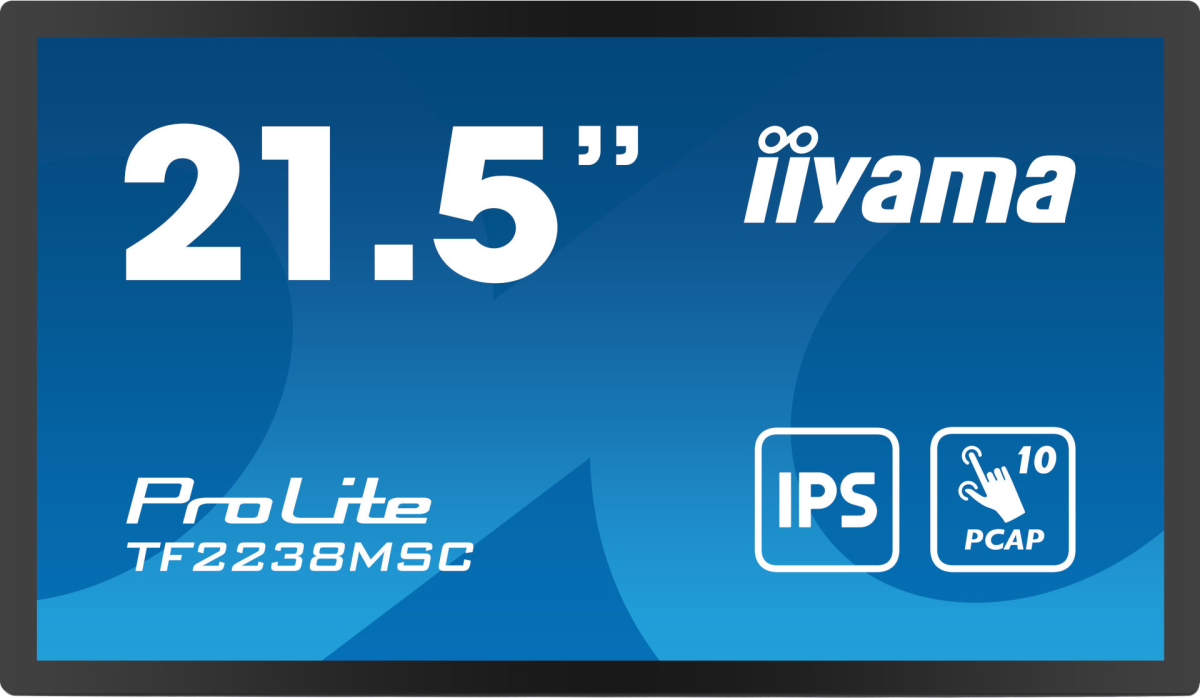 Интерактивна дъска/дисплей IIYAMA TF2238MSC-B1, 21.5\'\' IPS Panel, 16:9, FHD 1920 x 1080, 600cd/m2, 5msна ниска цена с бърза доставка - BestPC.BG
