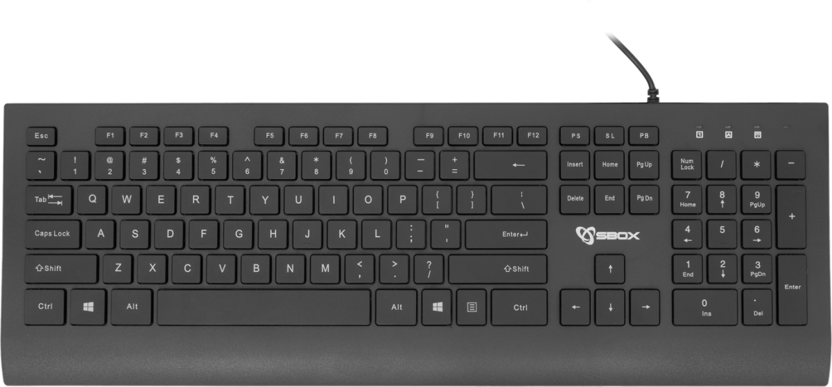SBOX K-33 :: USB Клавиатура, чернана ниска цена с бърза доставка - BestPC.BG