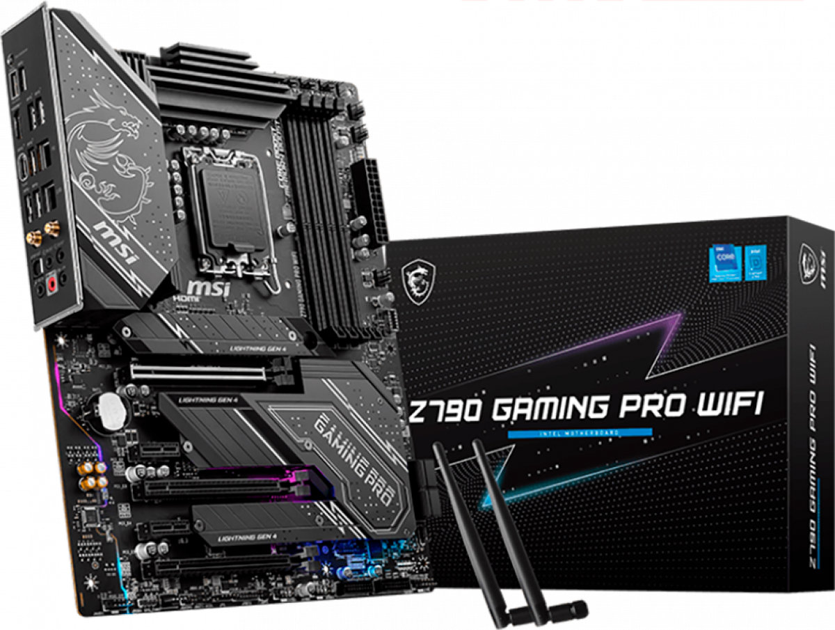 Дънна платка MSI Z790 Gaming Pro WiFi, LGA 1700, 4x DDR5, Dual Channel, 3x M.2 slots, 1x HDMIна ниска цена с бърза доставка - BestPC.BG