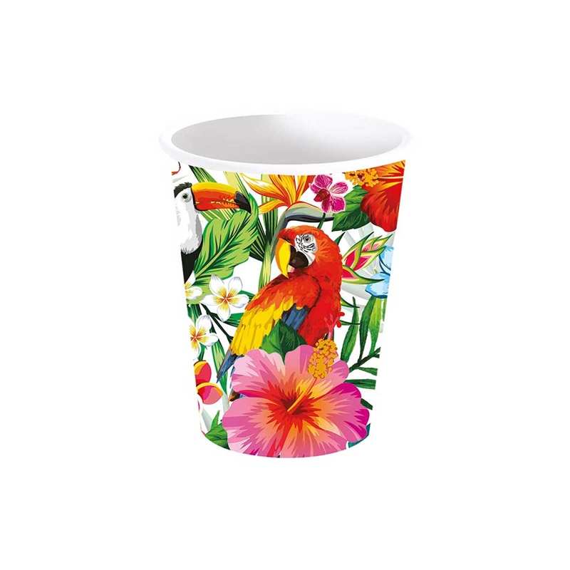 Чаша Хавай, картонена, 9 cm, 240 ml, 6 брояна ниска цена с бърза доставка - BestPC.BG