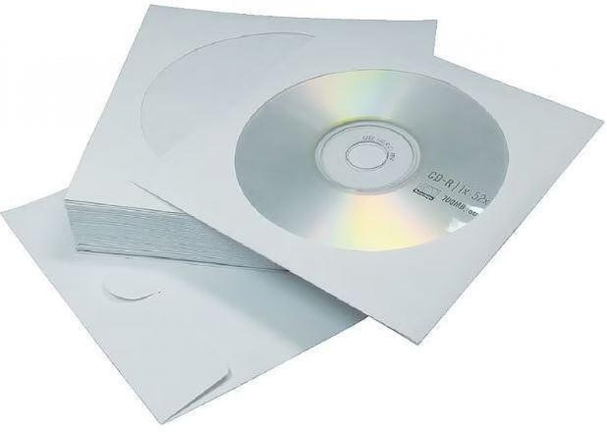 Продукт Хартиени пликчета за CD 50 бр. комплект VALI, Бялна ниска цена с бърза доставка - BestPC.BG