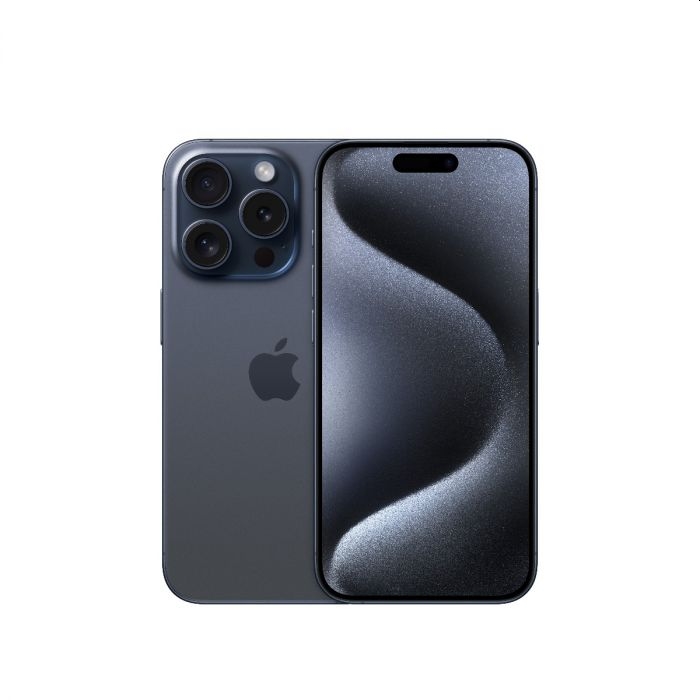 Смартфон Apple iPhone 15 Pro, 6.1" 2556 x 1179, 8GB RAM, 512GB, 12MP предна камера, тъмносинна ниска цена с бърза доставка - BestPC.BG
