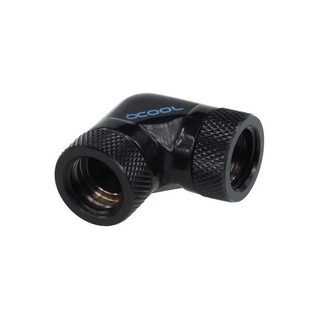 Охлаждане Адаптер Alphacool HF, L-конектор 90, G1-4 - G1-4, Вътрешна резба, Черен матна ниска цена с бърза доставка - BestPC.BG