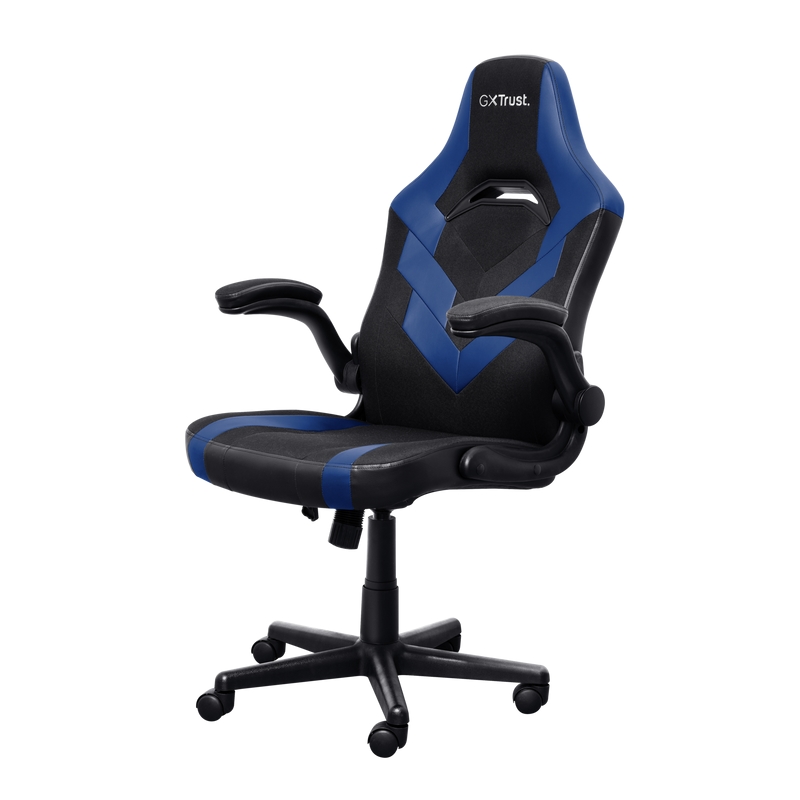 Геймърски стол TRUST GXT703 Riye Gaming Chair, синна ниска цена с бърза доставка - BestPC.BG