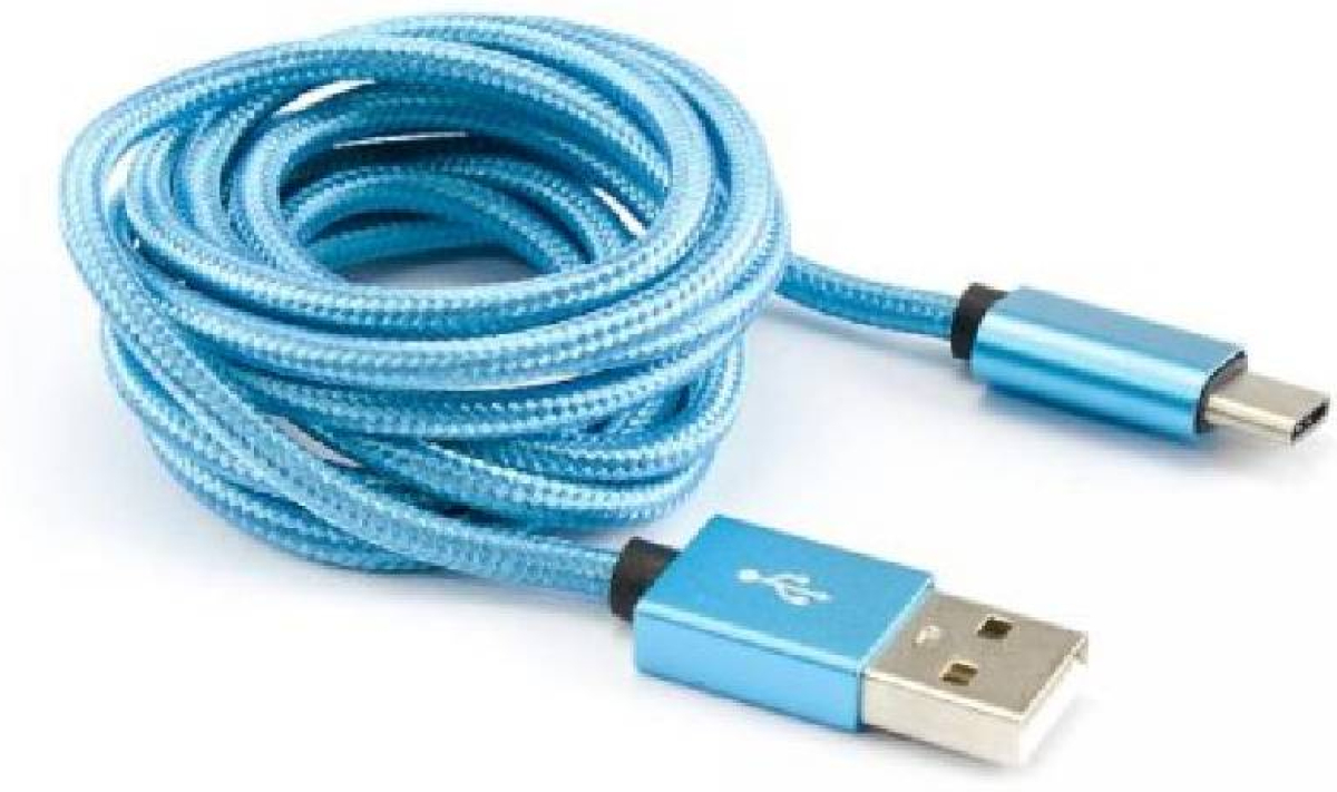 SBOX кабел USB-TYPE C M/M, син, 1.5м.на ниска цена с бърза доставка - BestPC.BG