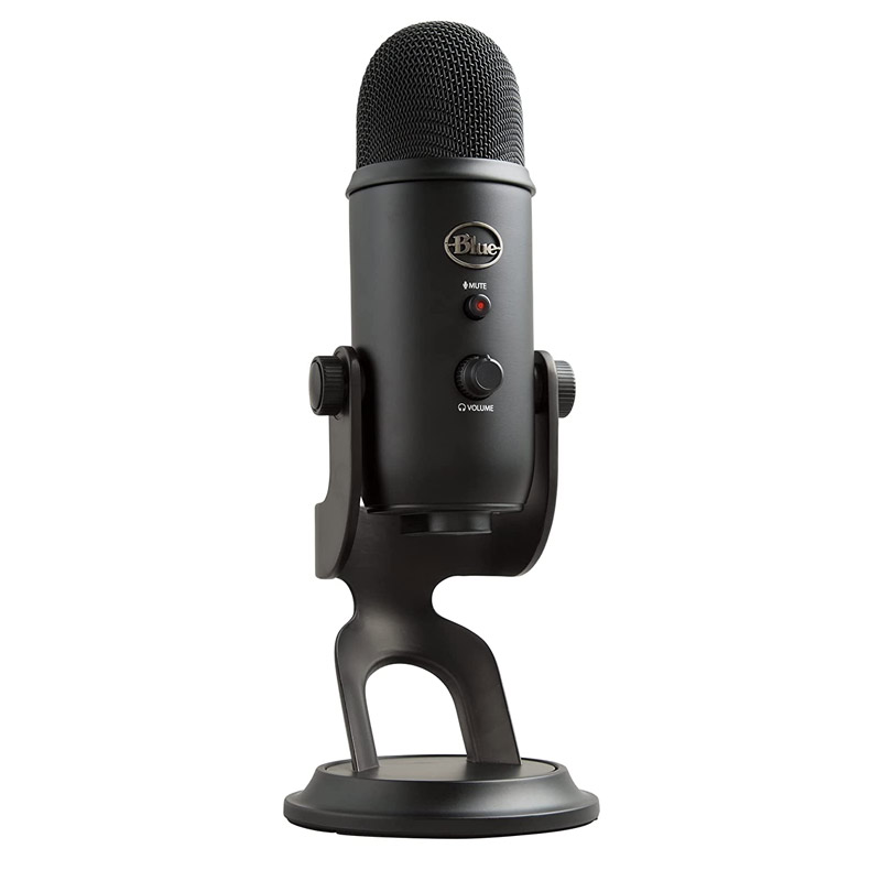 Настолен микрофон Logitech Blue YETI - Blackoutна ниска цена с бърза доставка - BestPC.BG
