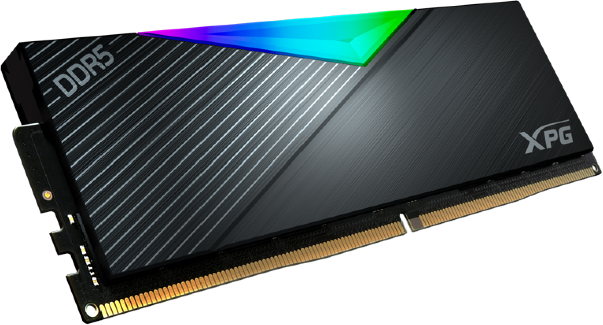 Памет Adata Lancer RGB, 32GB DDR5, 6000MHz, CL40, 1.25V, черен цвятна ниска цена с бърза доставка - BestPC.BG