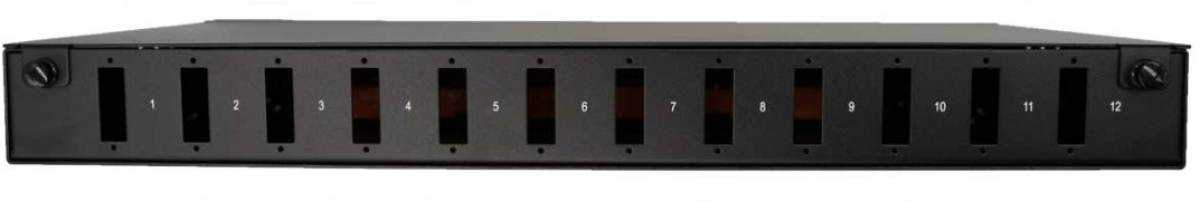 Оптичен пач панел ODF за 12 SC дуплексни адаптера, незареденна ниска цена с бърза доставка - BestPC.BG